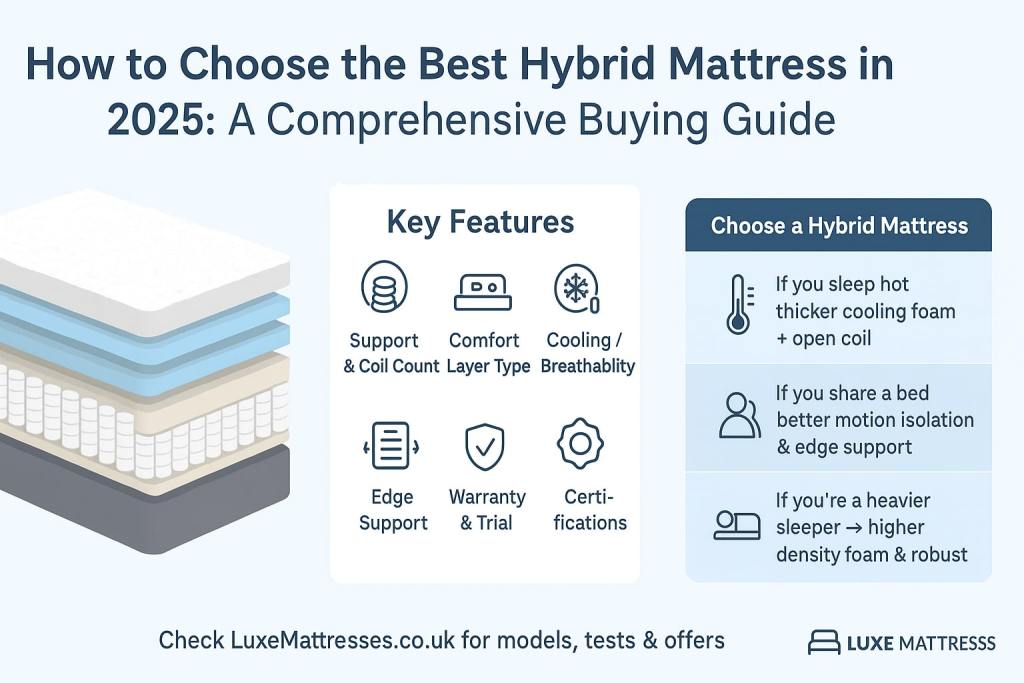 Best Hybrid Mattress in 2025