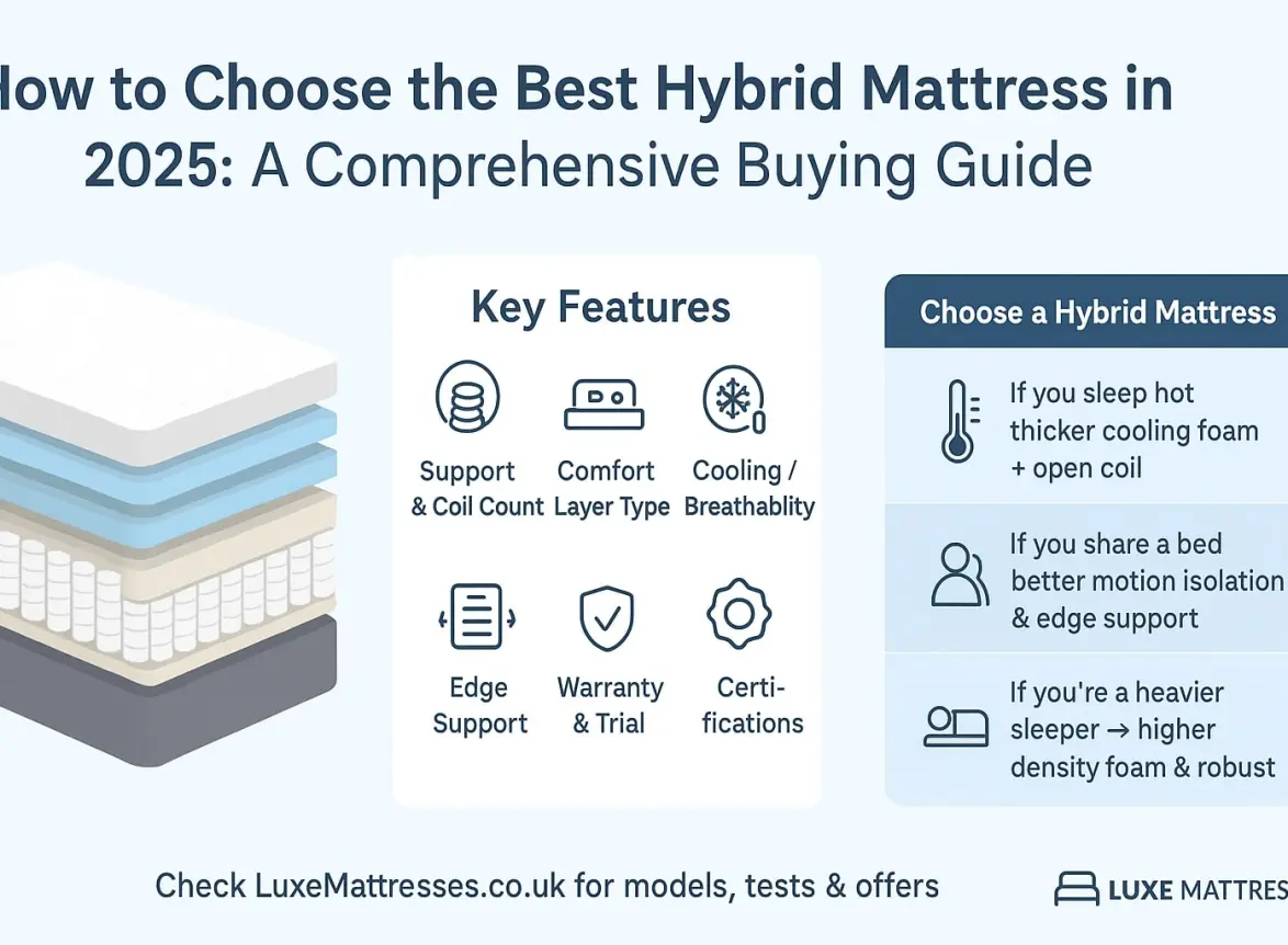 Best Hybrid Mattress in 2025