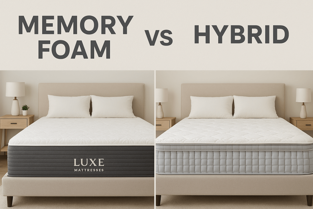 memory foam vs hybrid