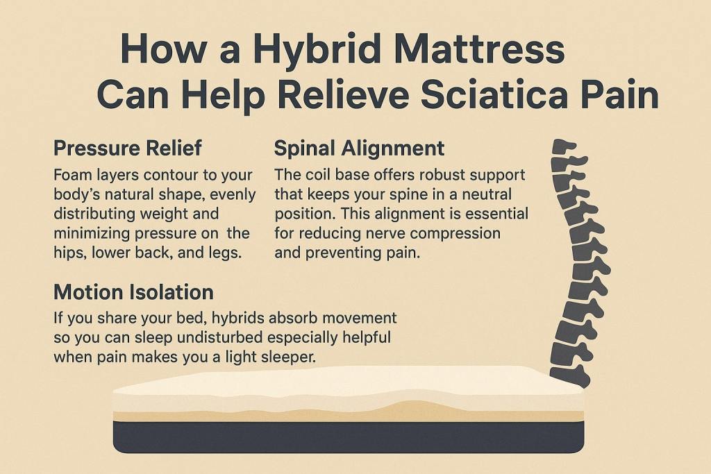 hybrid mattress for sciatica