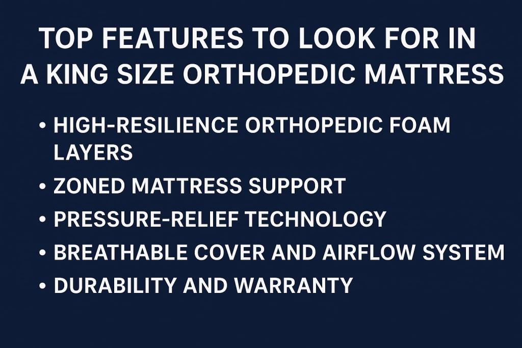 king size mattress orthopedic