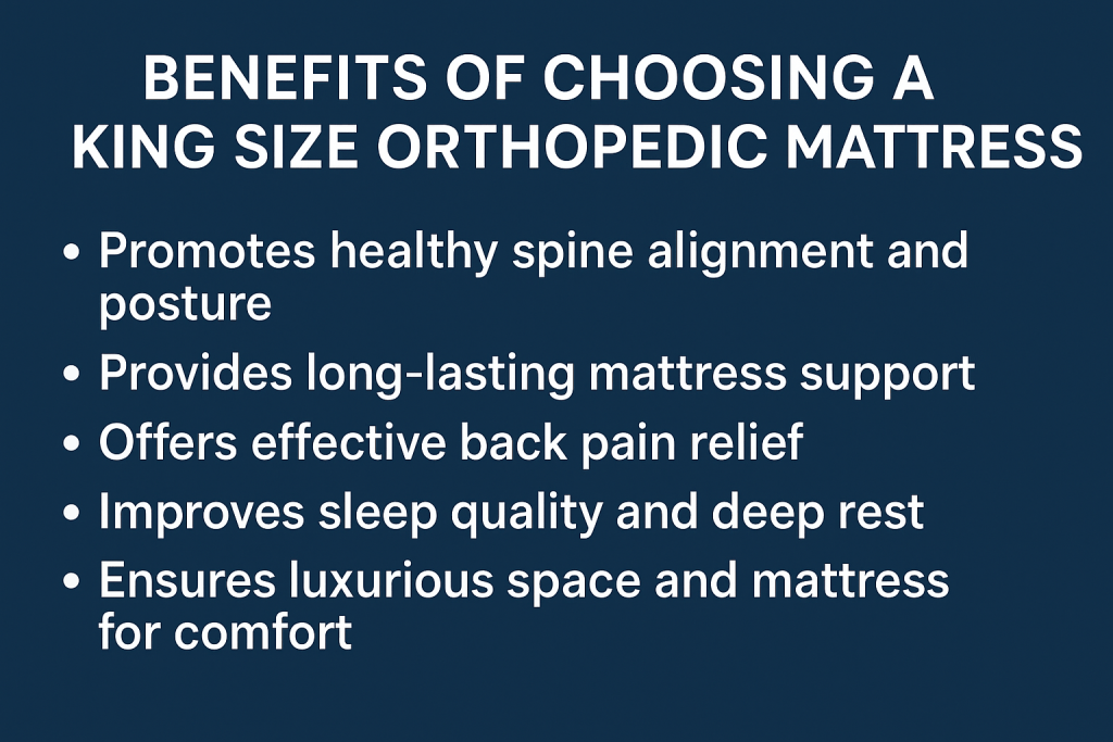 king size mattress orthopedic