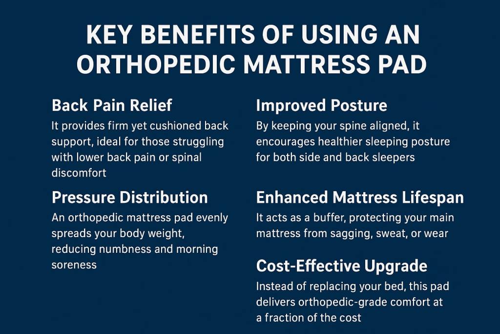 orthopedic mattress pad