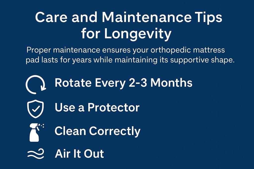 orthopedic mattress pad