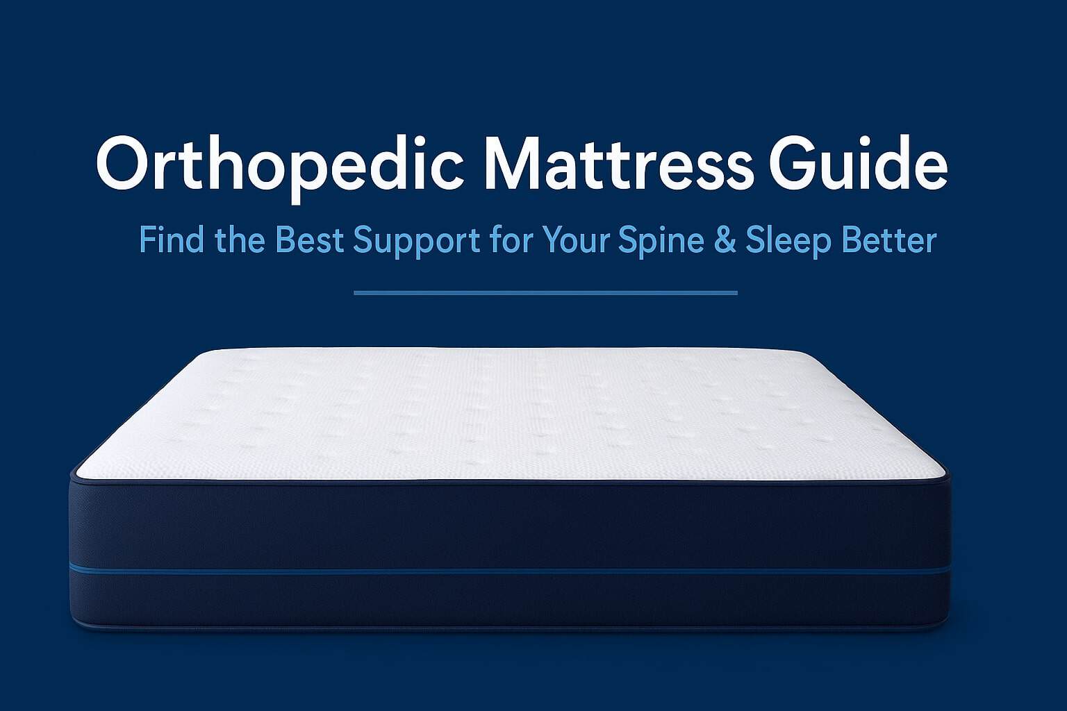 What is an orthopedic mattress?