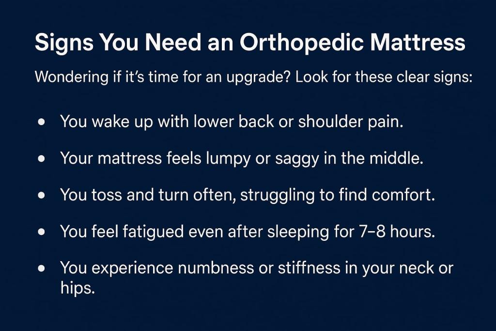 what is an orthopedic mattress
