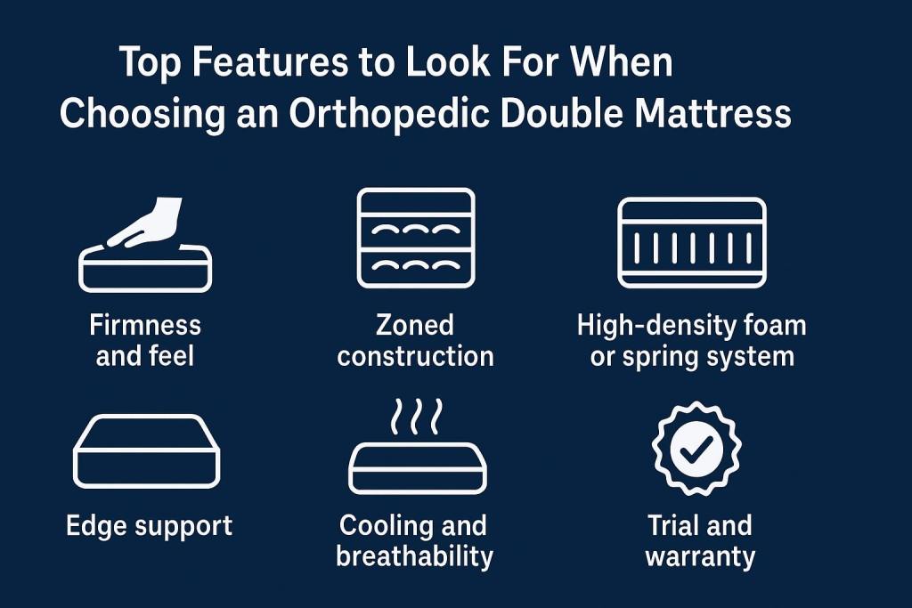 orthopedic double mattress