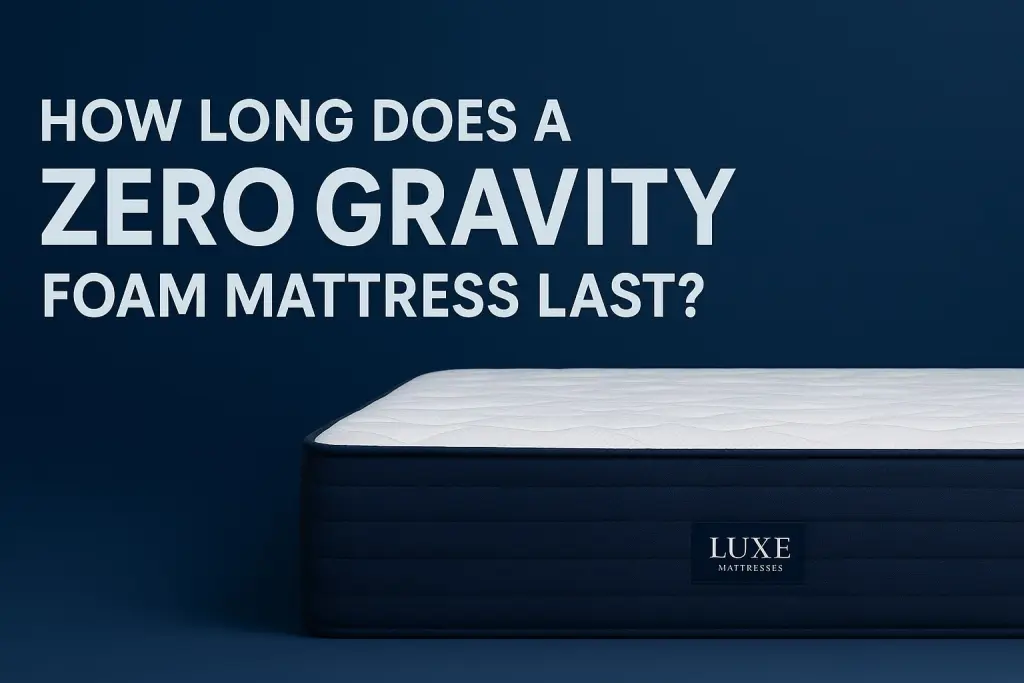 zero gravity foam mattress lifespan
