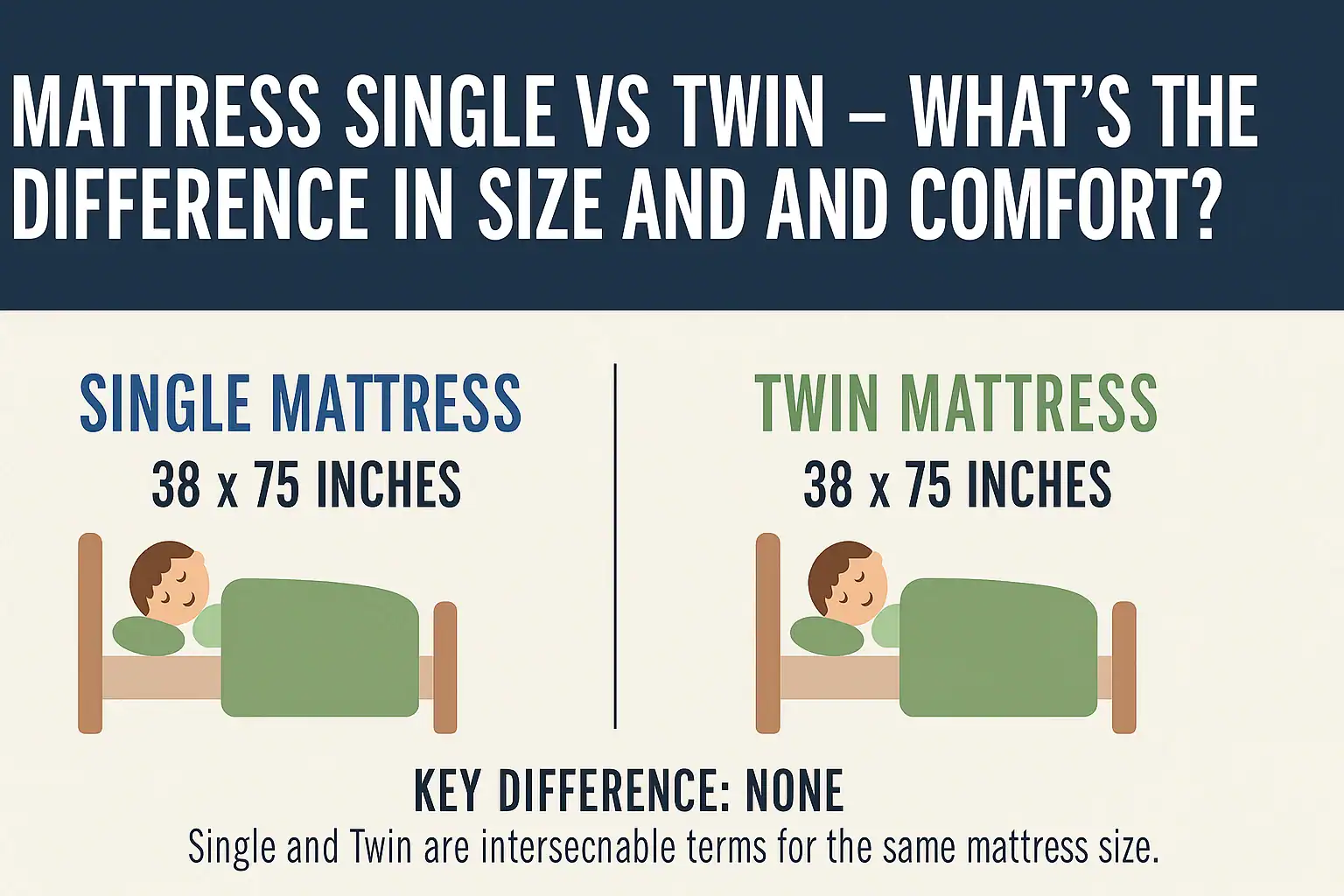 Mattress Single vs Twin