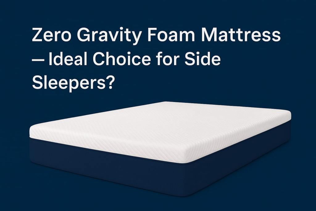 zero gravity foam for side sleepers