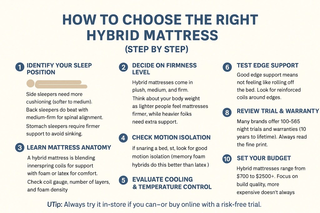 Hybrid mattresses