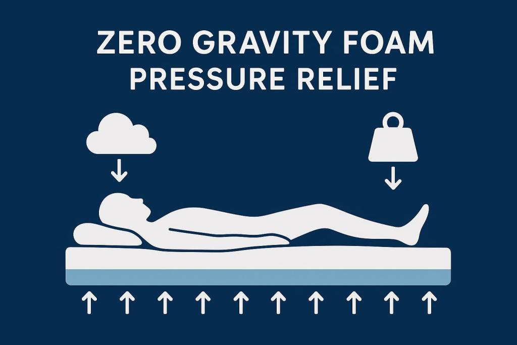 zero gravity foam pressure relief