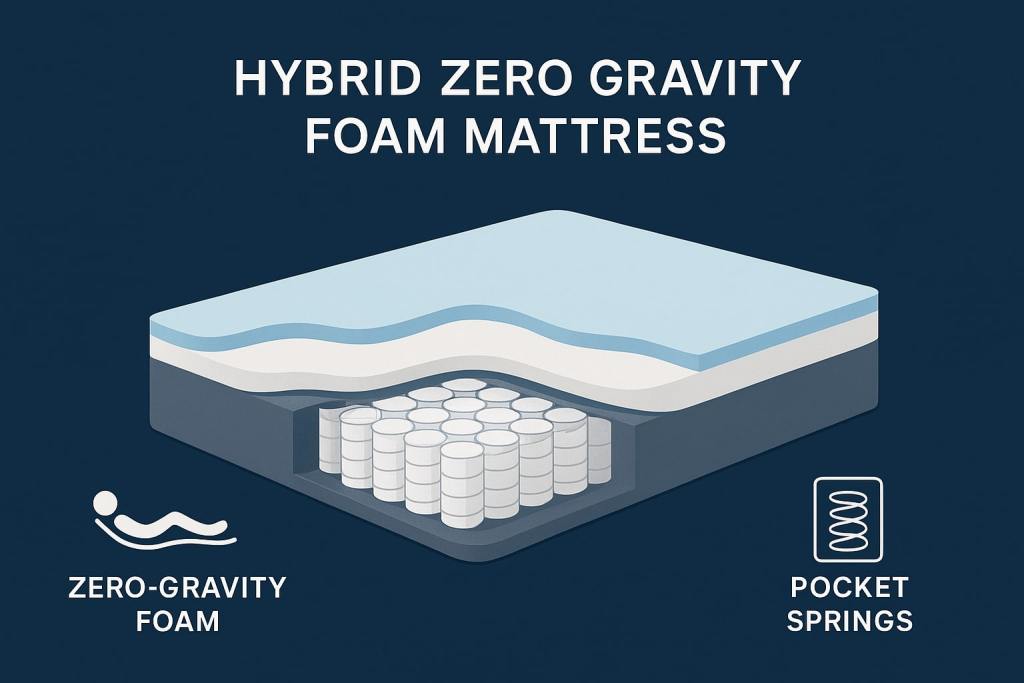 hybrid zero gravity foam mattress