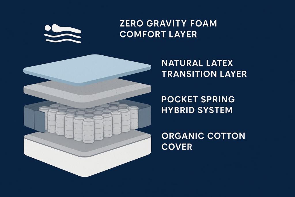 hybrid zero gravity foam mattress