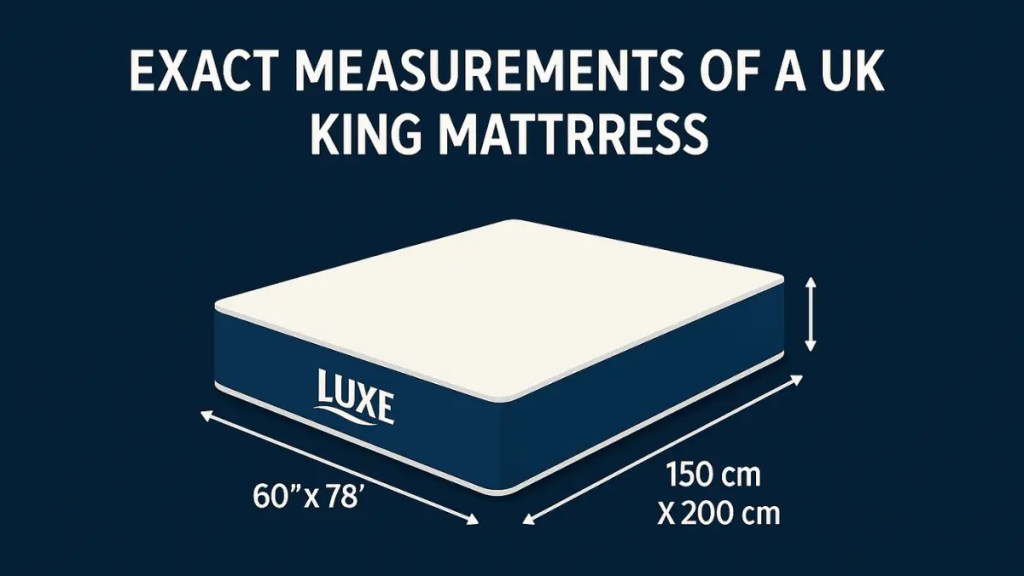 Exact Measurements of a UK King Mattress