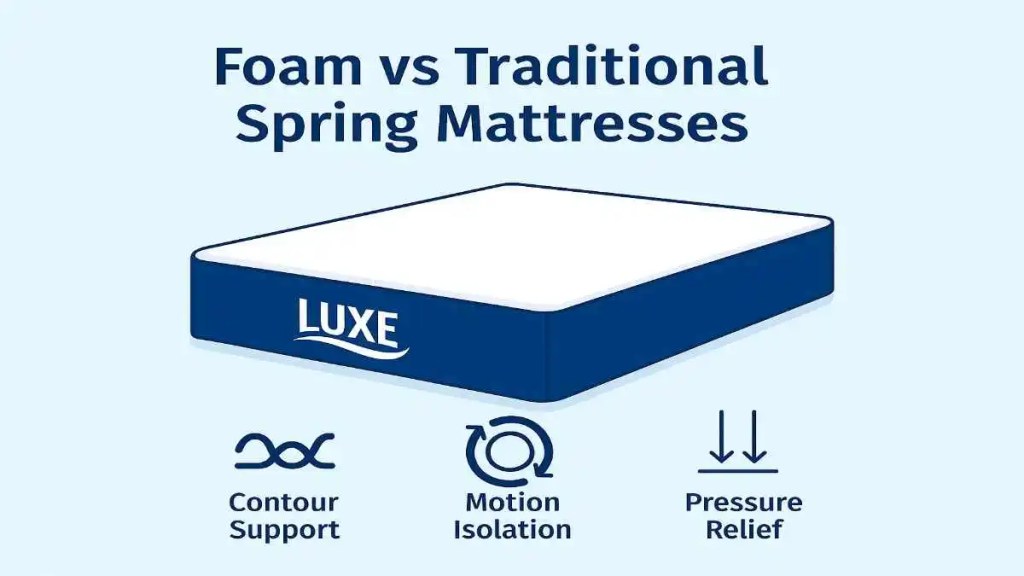 Foam vs Traditional Spring Mattresses