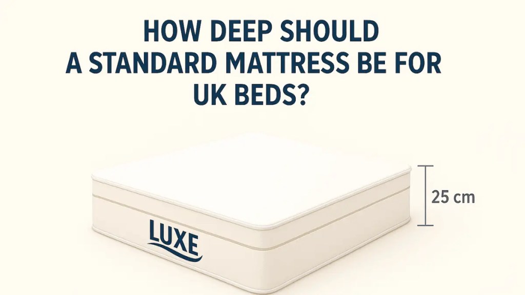 How Deep Should a Standard Mattress Be for UK Beds?