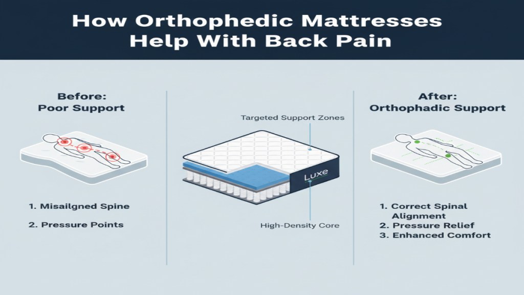 How Orthopaedic Mattresses Help With Back Pain