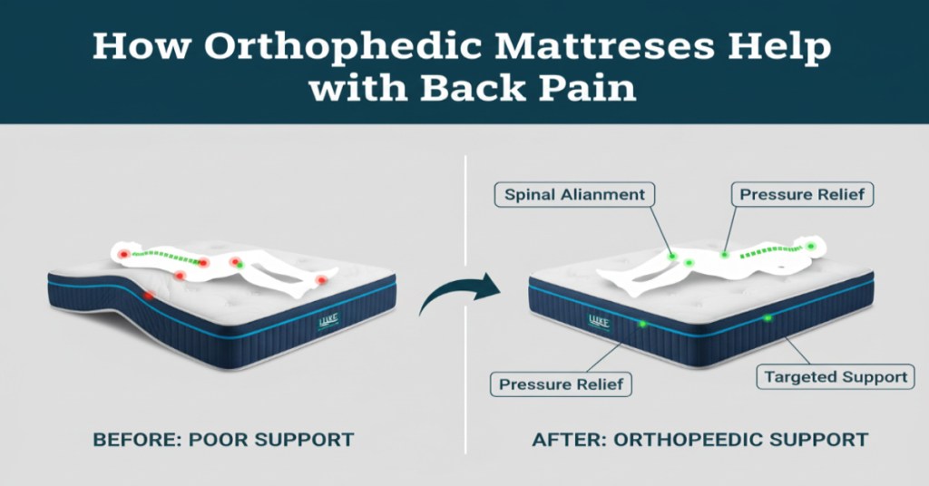 How Orthopaedic Mattresses Help with Back Pain