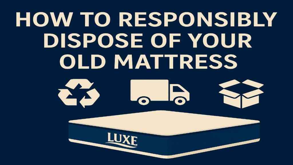How to Responsibly Dispose of Your Old Mattress