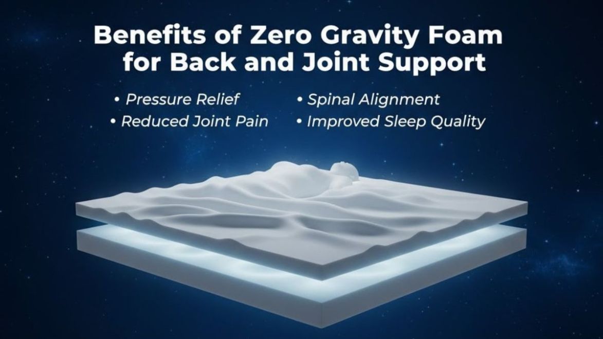 zero gravity foam benefits