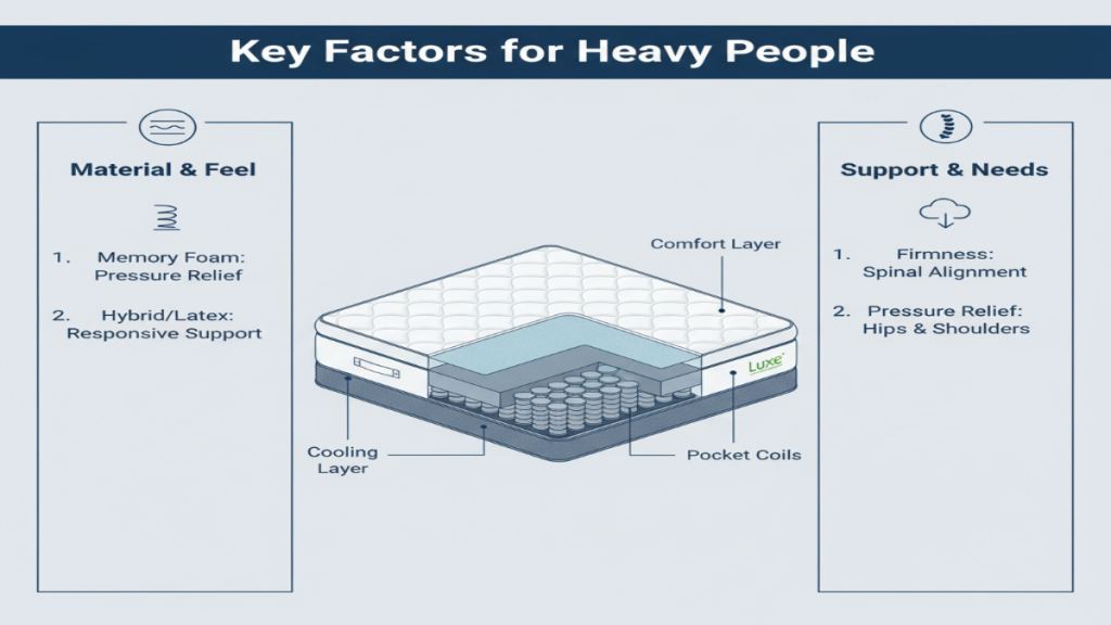 Key Factors to Consider When Buying a Mattress for Heavy People