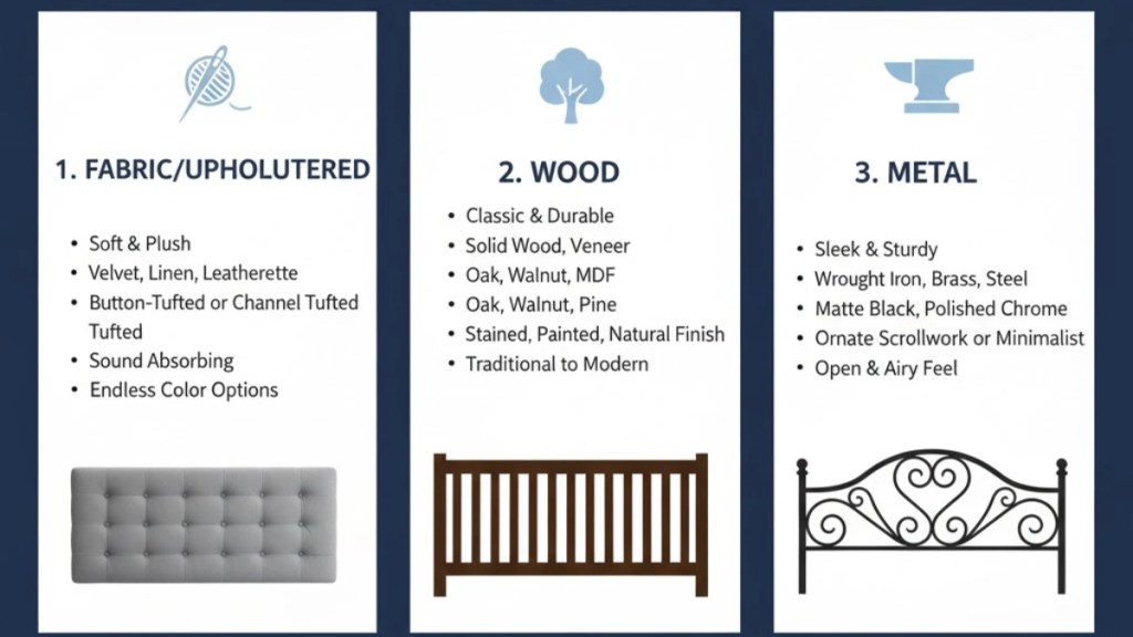 Material Choices for Headboard for Super King Bed Design