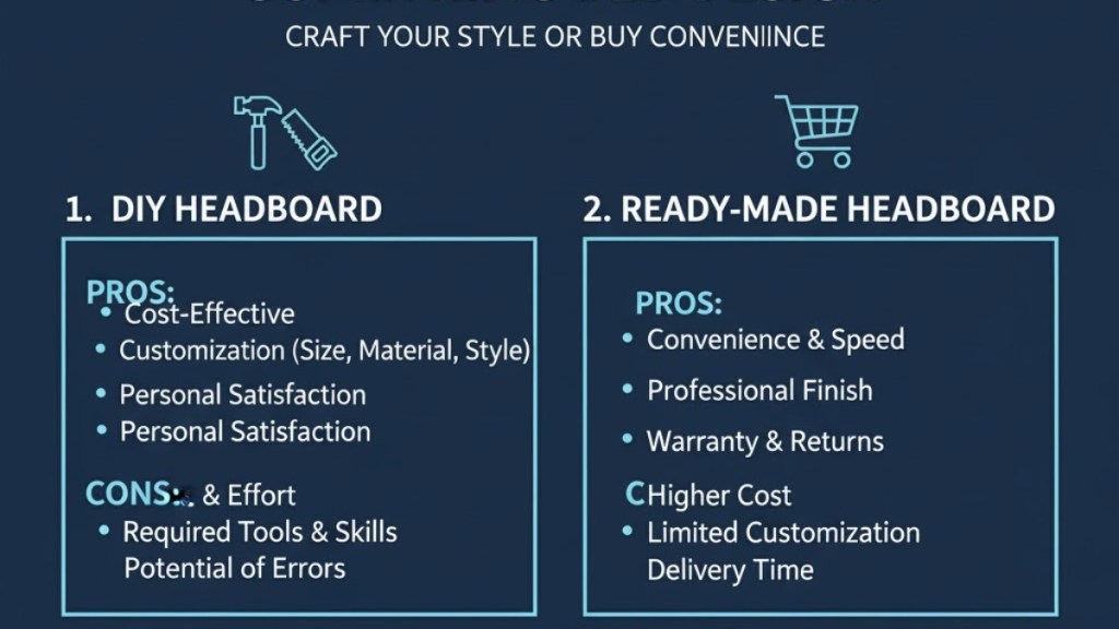 DIY vs. Ready-Made Headboard for Super King Bed Design