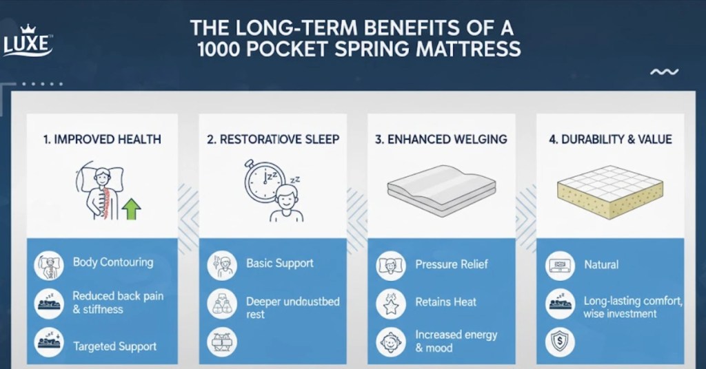 Benefits of a 1000 Pocket Spring Mattress