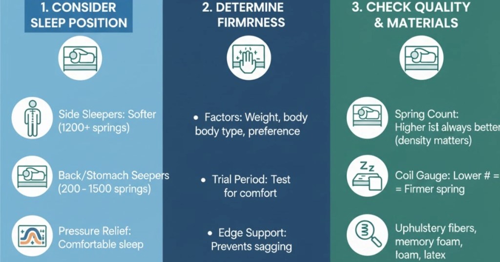 Tips for Choosing the Right Pocket Spring Mattress