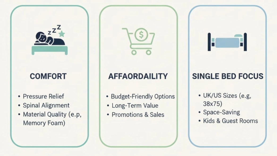 best mattress for single bed