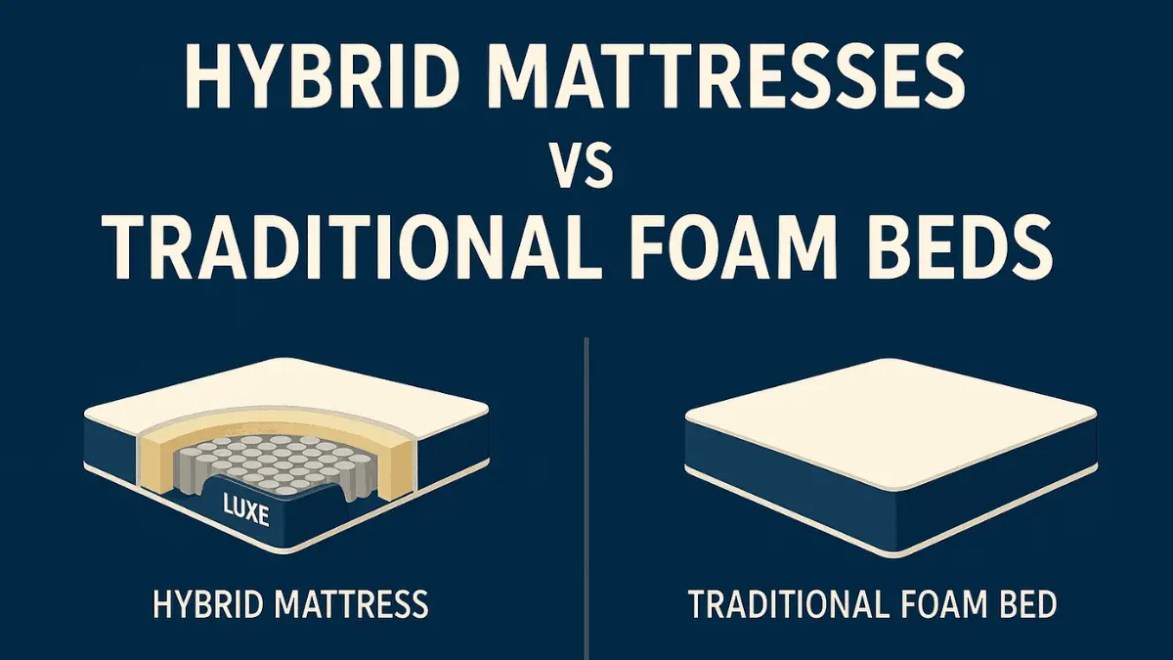 Why Hybrid Mattresses Offer Better Support Than Traditional Foam Beds