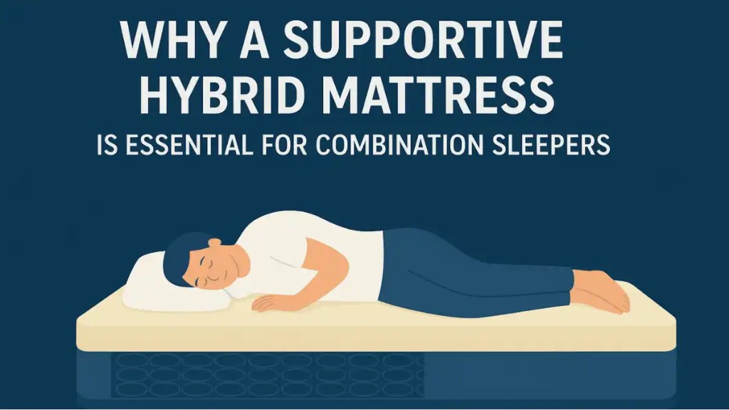 Why a Supportive Hybrid Mattress is Essential for Combination Sleepers