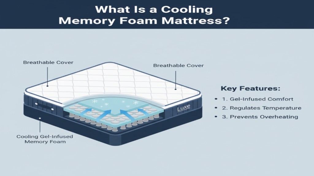 What Is a Cooling Memory Foam Mattress?