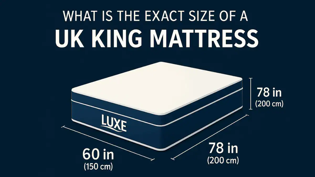 What Is the Exact Size of a UK King Mattress in Inches and CM?