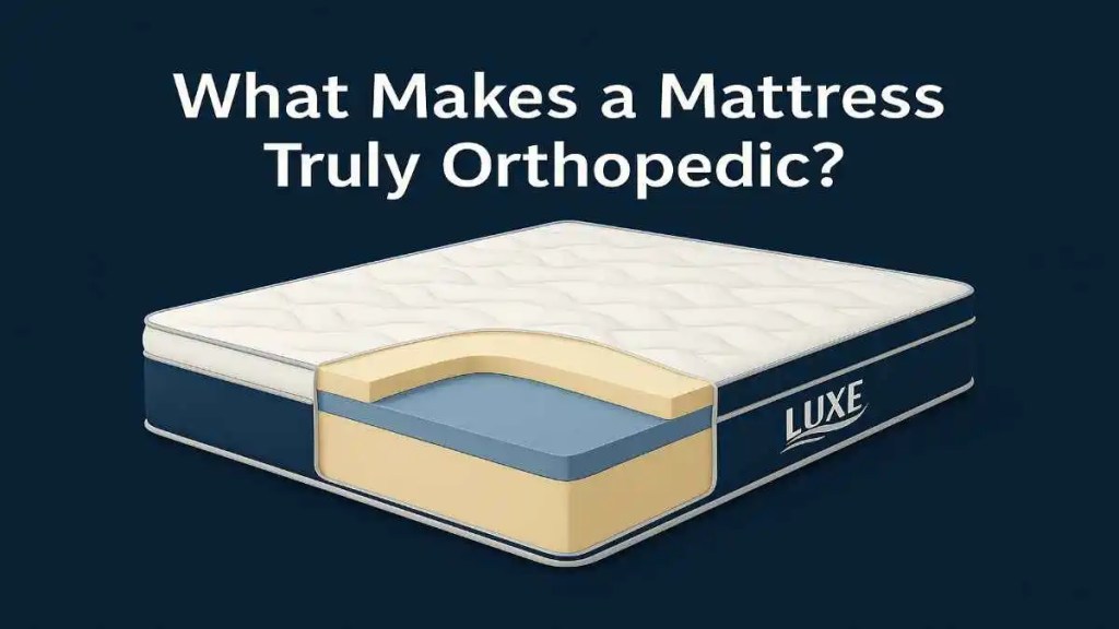 What Makes a Mattress Truly Orthopedic?
