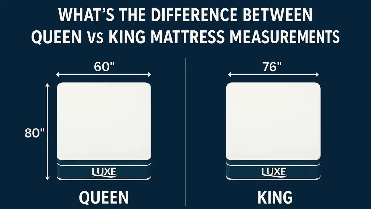 Whatâ€™s the Difference Between Queen vs King Mattress Measurements?