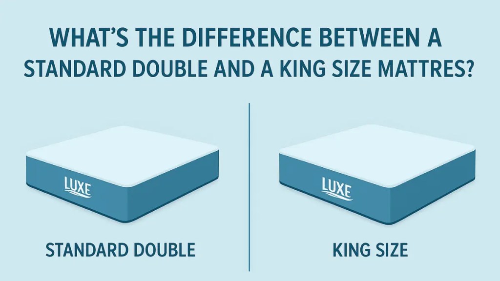 What’s the Difference Between a Standard Double and a King Size Mattress?