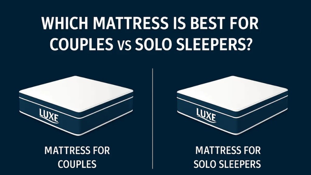 Which Mattress Is Best for Couples vs Solo Sleepers?