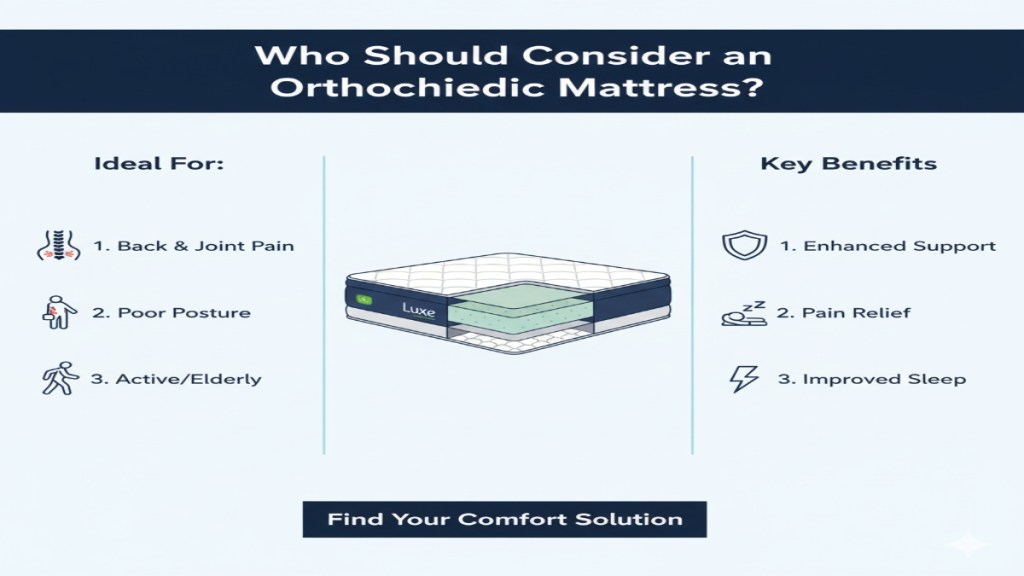 Who should consider an Orthopaedic Mattress?