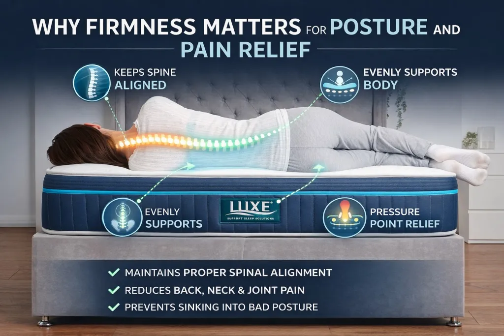 firmness mattress for posture and pain relief