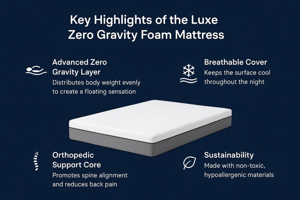 zero gravity foam mattress UK