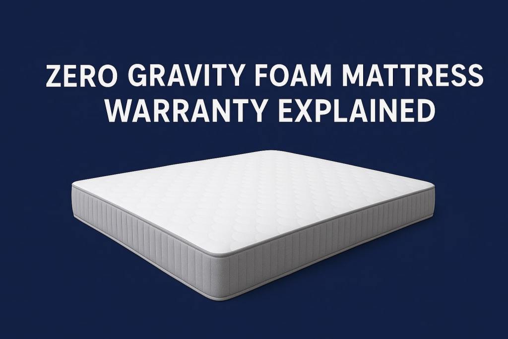 zero gravity foam warranty