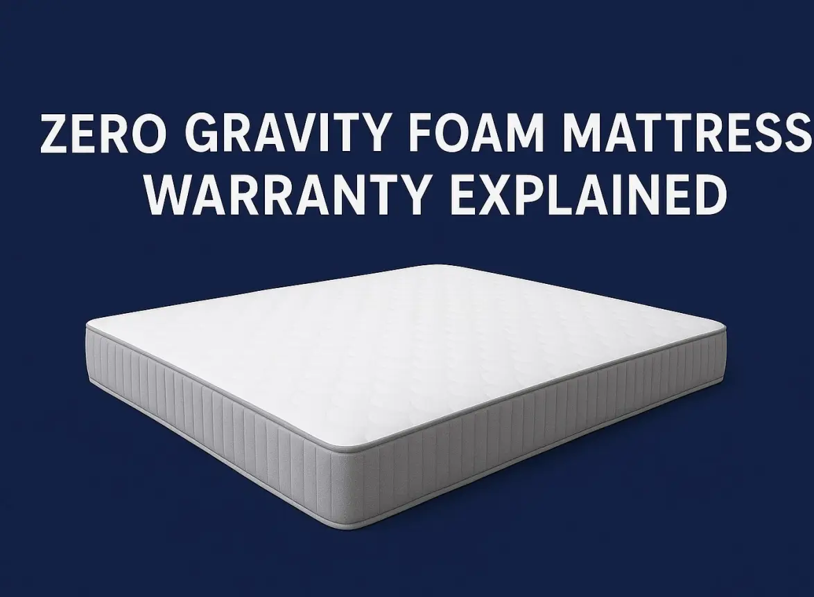 zero gravity foam warranty