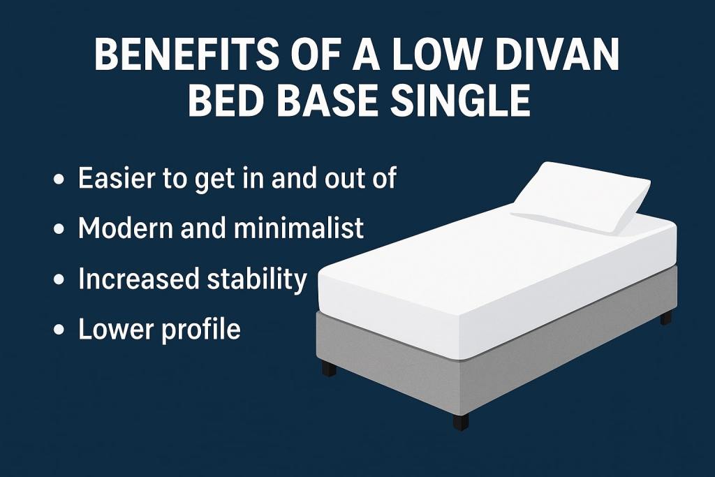 low divan bed base single