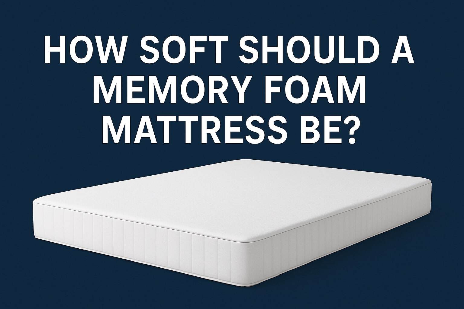 soft memory foam mattress