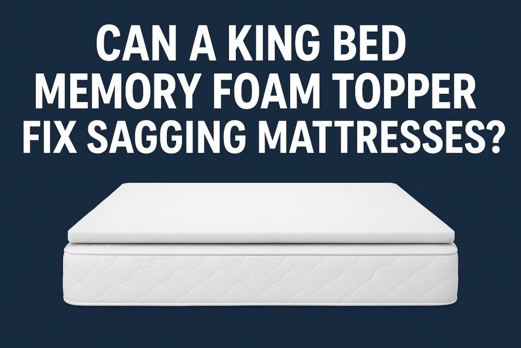king bed memory foam mattress topper