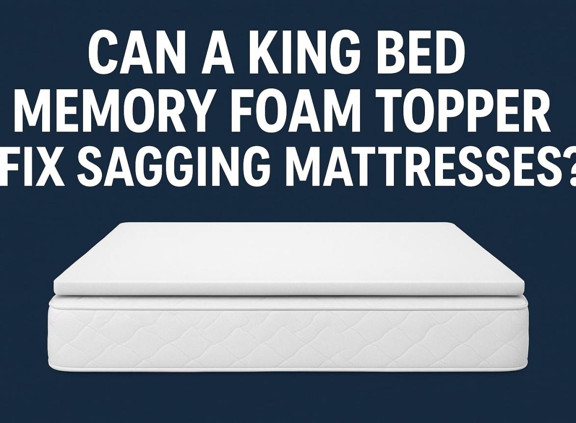 king bed memory foam mattress topper