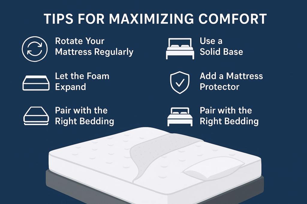 king bed memory foam mattress topper