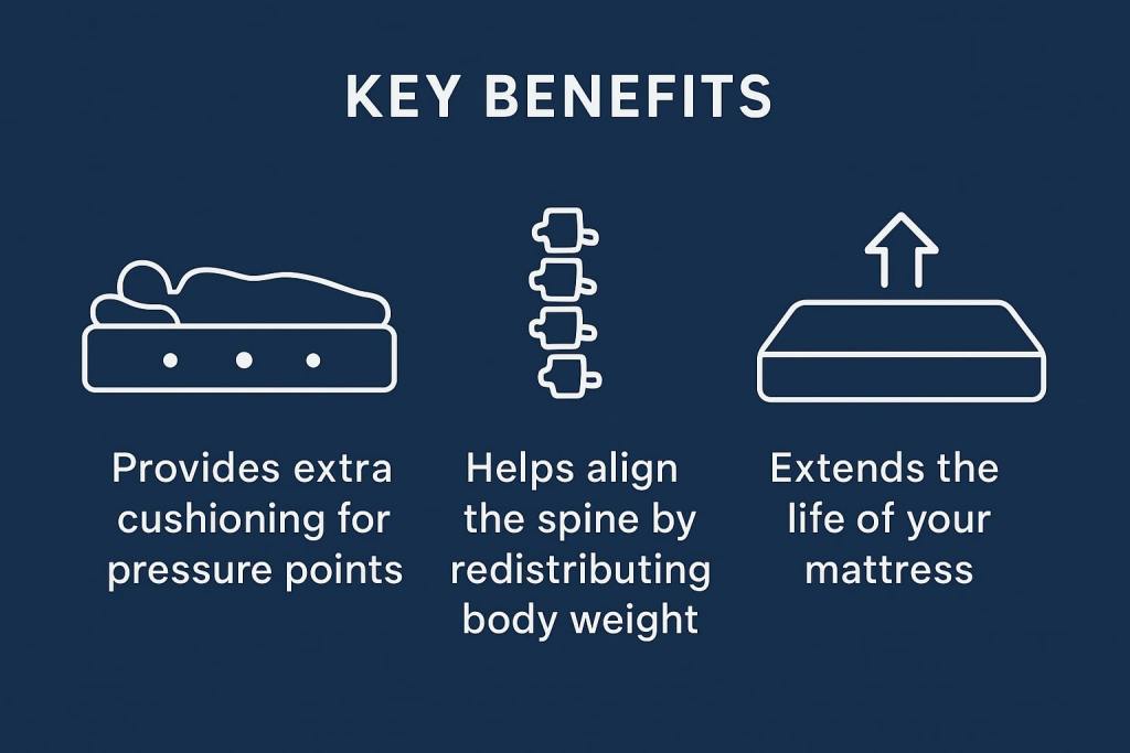 king bed memory foam mattress topper